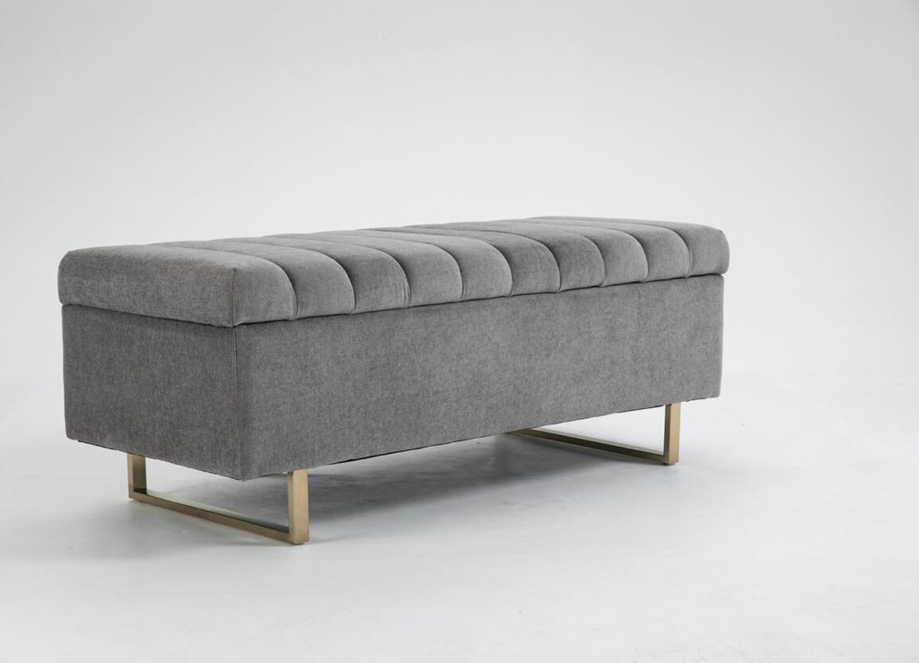 Grace Storage Bench Grey | Dwellings Home Trinidad